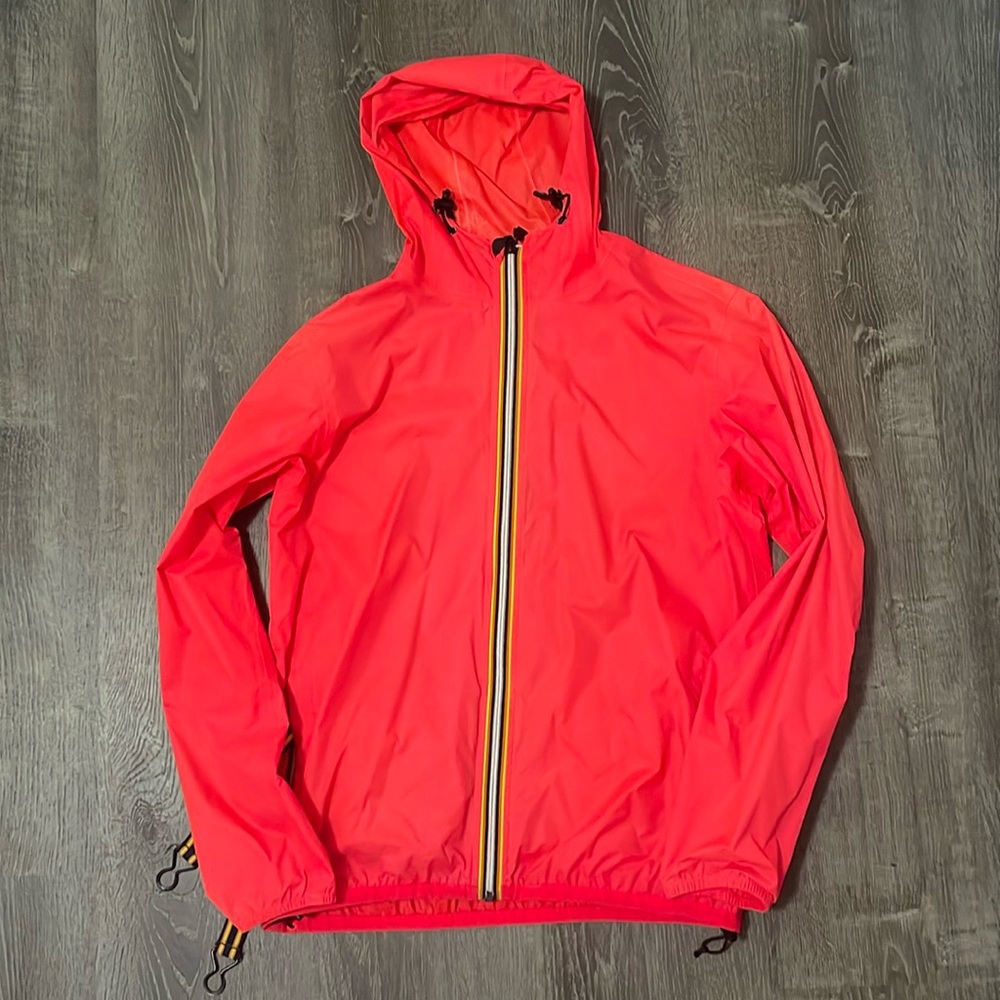 K-Way red flashy raincoat